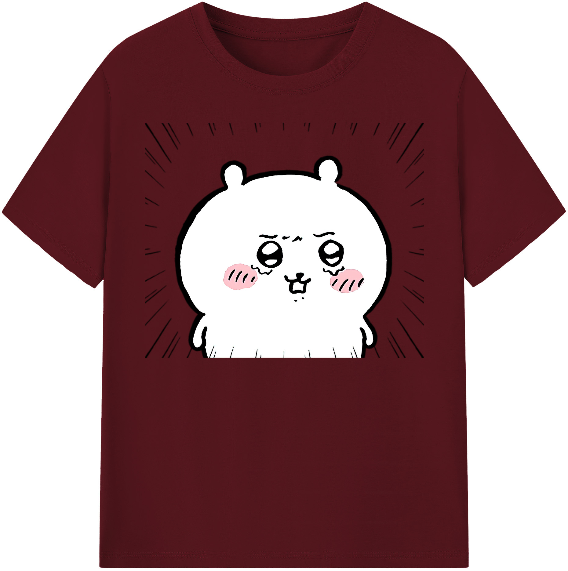 （画像用） ちいかわ ちいかわ Chii-kawa chiikawa 綿100％半袖Tシャツ（フロントプリント）